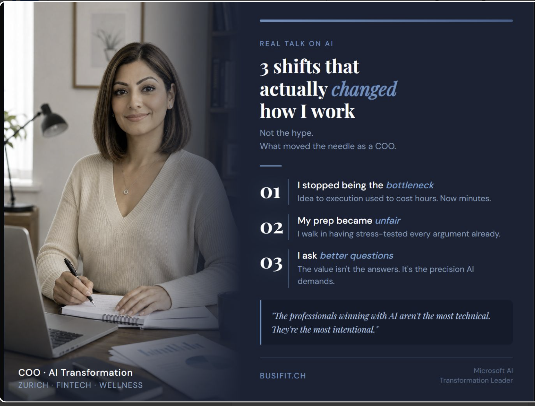 3 shifts that actually changed how I work